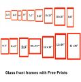 Single Red Frames, Custom Wall Decor Photo Frame, 1 PC Wall hanging Picture Frame. 