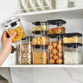 Airtight Food Storage Container Transparent Kitchen Plastic Food Storage Box Food Pantry Organization. 