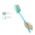 Long Handle Bathing Brush and Scrub - Bath Brush with Sponge - Effective Cleaning. 