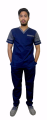 doctors OT Uniform scrub suits OT kit strapped arm contrast navy grey. 