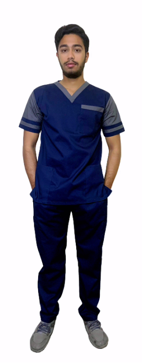 doctors%20OT%20Uniform%20scrub%20suits%20OT%20kit%20strapped%20arm%20contrast%20navy%20grey%20-%20Image%206