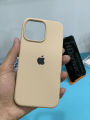 Official Silicone Case for iPhone 16 Pro Max 16 Pro with Apple Logo Shockproof Camera Protection Desert Titanium. 