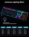 AOC GK410 RGB MECHANICAL GAMING KEYBOARd WiTH BLUE SWiTCH. 