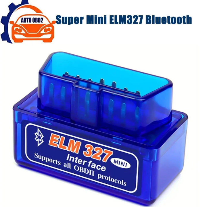 Super Mini Elm327 Bluetooth OBD2 V1.5 V2.1 OBD 2 Auto Diagnostic Scanner For Car Elm-327 OBDII Code Diagnostic-Tools