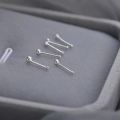 Ear piercing, new 925 silver needle ear piercing, ear piercing, female silver earring, sleeping without taking off the ear stick, ear stick, ear stick. 