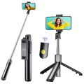 Gritin 3 in 1 Bluetooth Tripod Extendable and Portable Selfie Stick with Wireless Remote. 