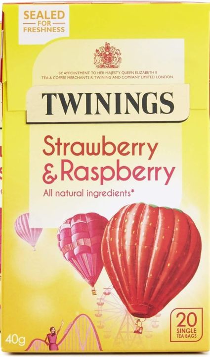 Twinings Infusions Stawberry & Rasberry , 40 gm 20 sactch