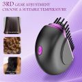 Rechargeable Hair Straightener Brush Portable Cordless Hot Comb 3 Heat Settings. 