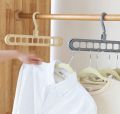 Multi hole 360 Rotation Pure Plastic Storage Clothes Hanger | Space Saving  Superior Quality Hanger Organizer Multipurpose Cloth dryer | Multifunction Hanger. 