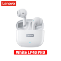 Lenovo LP40 Pro TWS Earphones Wireless Bluetooth 5.1 Sport Noise Reduction Headphones Touch Control 250mAh. 