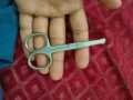 Small and Manual Stainless Steel Nose Hair Cut Round Head Scissor. 