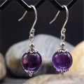Al Asar Trends High Quality Stone Earrings Necklace Set Purple Stone Jewelry Set for Women Vintage Party Jewelry Gift. 
