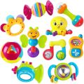 Baby Rattles and Teether Toys For Kids Rattle Set For Babies - 4 Pcs Pack. 