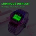 SKMEI Sports Fashion Gradient Waterproof Digital Watch For Women 1622. 
