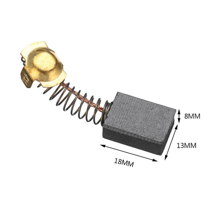 Smoothless 1 Pair 18*13*8mm Carbon Brushes Replacement For Hitachi G23SS Angle Grinder