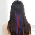 Pack of 5 colorful hair strips for girls -mix color strip. 