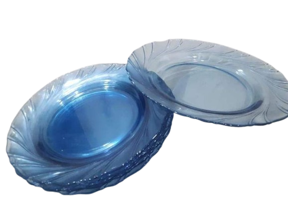 DELISOGA Glass Dinner Plate (Set of 6)