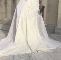 White Pearl-Hand made shawl men-swat woolen. 