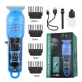 Professional Lt 808 Trimmer Transparent Body Beard Trimer Hair Clipper Electric Razor Hair Cutting Machine in pakistan. 