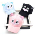 Baby Hat Cartoon Child Korean Cat Ears Cotton Baseball Caps Spring Summer Baby Boy Girl Sun Hats Beanies Kids Photography Props. 