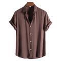 Summer Top All Match Turn-down Collar Summer Top. 