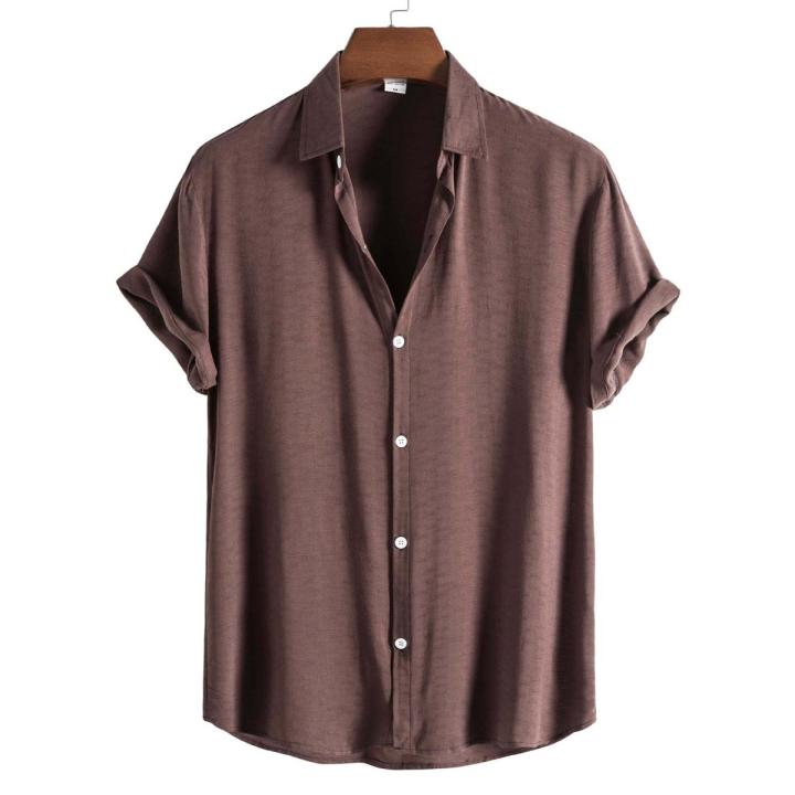 Summer Top All Match Turn-down Collar Summer Top