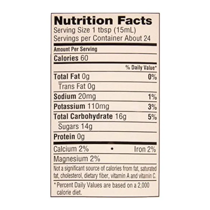 Grandmas%20Unsulphured%20Molasses,%20Original,%20%20250ml.%20-%20Image%202