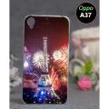 Oppo A37 Pouch Case - Eiffal Tower Soft Back Cover Case for Oppo A37. 