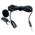 3.5mm External Clip On Collar Mic | Omni-directional | Clear Audio Recording | Microphone With Collar Clip | For PC & Laptop. 