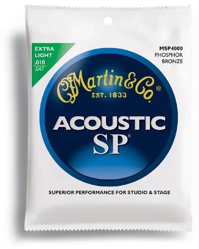Martin MSP4000 Phosphor Bronze Acoustic Guitar Strings