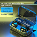 M10 tws cvc8.0 Digital Display Black Good If With No Reduction Headphones Wireless Earphone. 