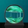 Sandscape Painting - Sand Clock - Moving Sand Art - Hourglass Sand Timer - 3D Moving Sand Mountain Lamp with Metal Stand - Showpiece - Home Decoration. 