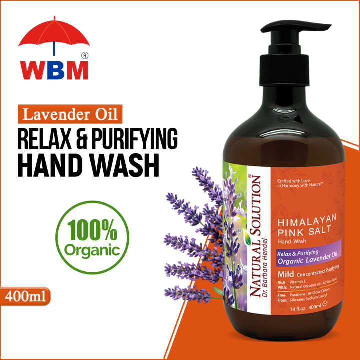 𝐖𝐁𝐌 - Natural Solution Lavender Liq𝔲id Handwash 400ml