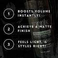 Toppik Hair Styling Powder Hair Push Styling Powder , Lift Roots, Add Texture With A Natural Matte Finish, Mattifying Volume Powder, long-lasting Hold, Strong Control and Separation, Matte Effect Texturizer Product for Wild Hair Styling and Volumizing. 