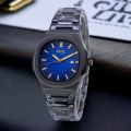 Rick Quartz Watch for Men – Modern Design with Date Display Stainless Steel Build Casual Wear. 