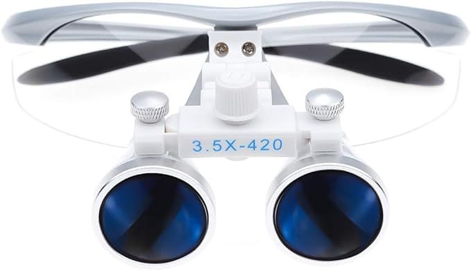 Dental Power 3.5X Binocular Loupes 420mm Working Distance Glasses
