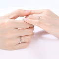 【Year-End Sale】1Pair Couple Rg Crytal Engagement Adjutable Rg. 