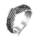 New Angel Wings Rings for Men and Women Fashion Retro Trend Ring Light Luxury Niche Design Simple Ring. 
