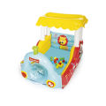 Bestway Fisher Price Inflatable Train Shaped Ball Pit 93537 Inflatable Ball Pit Inflatable Kids Play Centre Plastic Ball Pool With 25 Play Balls For Childrens Play. 