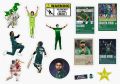 PCT Cut Out Stickers - Pack Of 10 Stickers. 