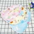 High Quality Pack of 3 Baby Waterproof Bibs Double Layer Washable and Super Absorbent Bib Lunch Feeding Children Apron Napkin Towel Bandana 2021 Newborn Infant Toddler Cotton Saliva Towel Dribble Drooling Burp Cloths Boy Girl Babies Gift Present. 