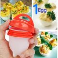 Silicone Egg Cooker, Hard Boiled Egg Maker 6 Pieces Silicone Egg Poachers, Boiled Egg Cooker without Shell, BPA Free Non-Stick Egg Poacher, Fast Poaching Egg Cooker  Steamer for Hard Boiled Eggs. 