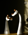 Handmade Sufi Darwish Home Decor Set – Elegant Candle Holders | Home Decoration & Spiritual Art | Luxury Gift Item. 