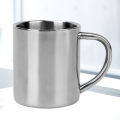 Handle Mug Double Layer Stainless Steel Camping Hiking Coffee Tea Cup Sets for Household Kitchen Helping Decor. 