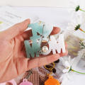 White Diy Drip Resin Hanging Moulds Non-Toxic And Odorless Silicone Keychain Silicone Mould Parent-Child Keychain Mold for Kitchenware Bakeware Cakes Breads Mousses Jellies Prepared Foods Chocolates. 
