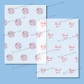 Customized Printed Butter Paper/Tracing Paper, A4 size 90 gram for Packing/design your own Packing Paper for your small business- Packing Materials. 