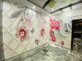 3D Wallpaper for Room/Office/Shop Bricks/Floral/Wooden designs. 