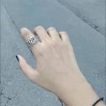 Draco Malfoy Family Emblem Snake Court Ring Pure Blood Oval Retro Smooth Snake Ring. 