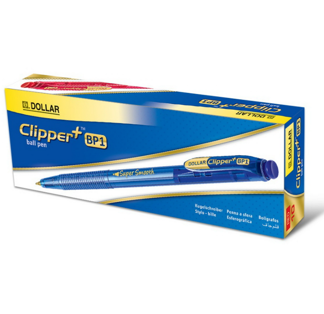 Dollar Clipper+ BP-1 Ball Point pen | Dollar Ballpen | Pack of 10 ...