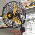 DC 12Volt Fan, Small Fan 12", High Speed Wind, Solar/Battery Both Work,. 
